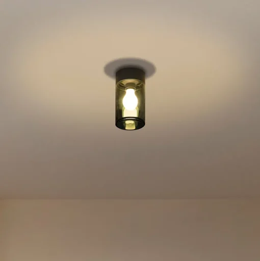 Buiten plafondlamp Kila. rookgrijs