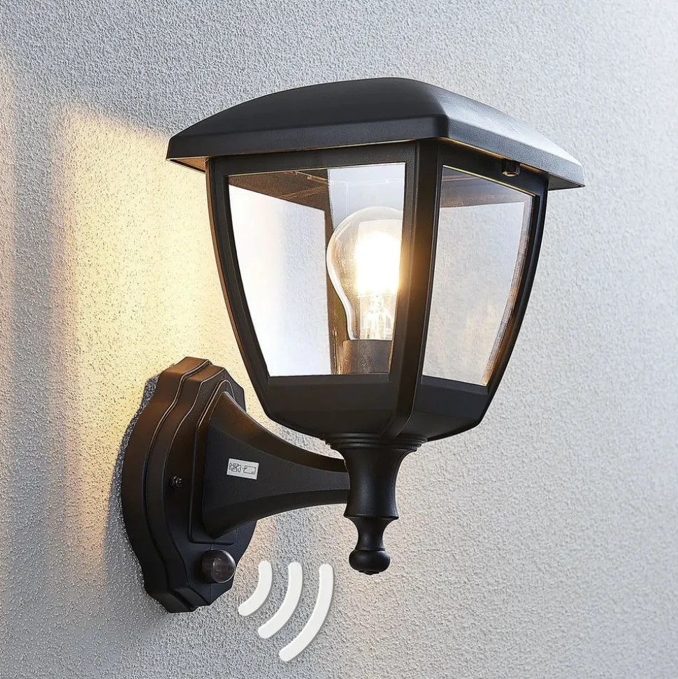 Buiten wandlantaarn Acelya met bewegingsmelder