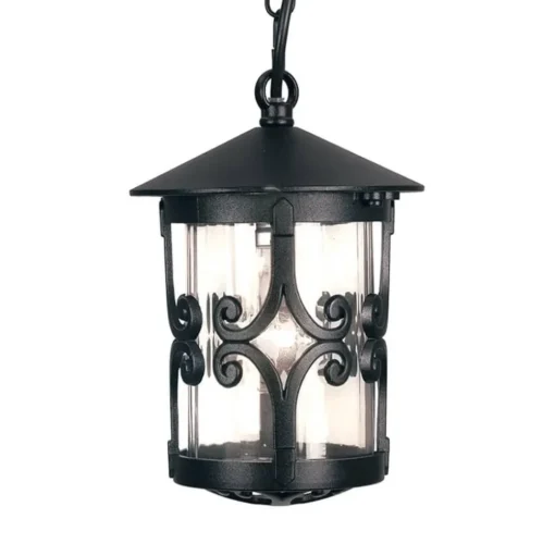 Buiten-hanglamp Hereford met ornamenten