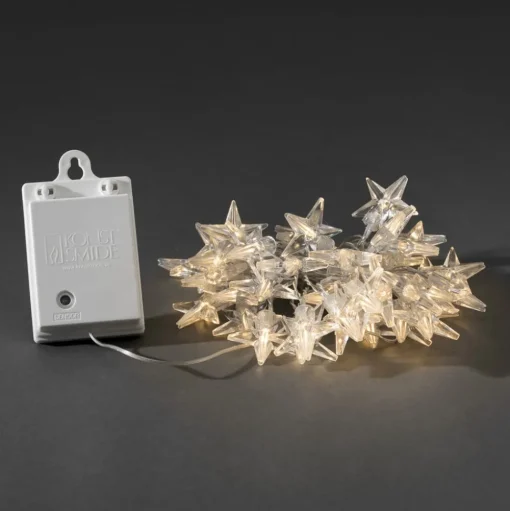 Buiten-lichtketting Sterren met LED's, 40-lamps