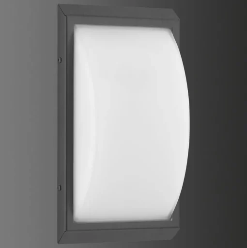 Buitenwandlamp 053 met bewegingsmelder, grafiet