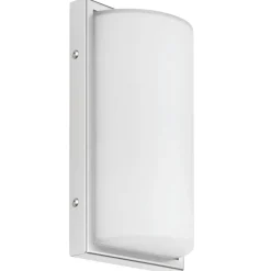 Buitenwandlamp 040 met sensor, wit