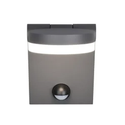 Buitenwandlamp Adour, antraciet, sensor, kantelbaar, CCT