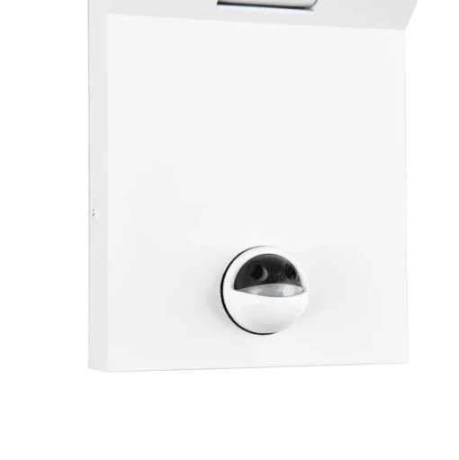 Buitenwandlamp Adour, mat wit, sensor, kantelbaar, CCT