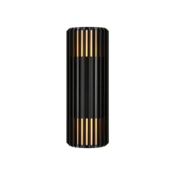Buitenwandlamp Aludra Double Seaside, aluminium, zwart
