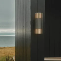 Buitenwandlamp Aludra Double Seaside, aluminium, antraciet