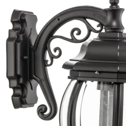 Buitenwandlamp Andrew lantaarn hangend, zwart