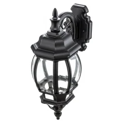 Buitenwandlamp Andrew lantaarn hangend, zwart