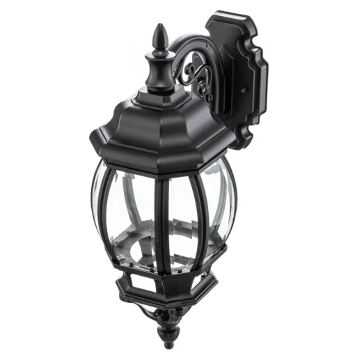Buitenwandlamp Andrew lantaarn hangend, zwart