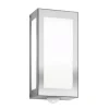 Buitenwandlamp Aqua Rain, roestvrij staal, sensor