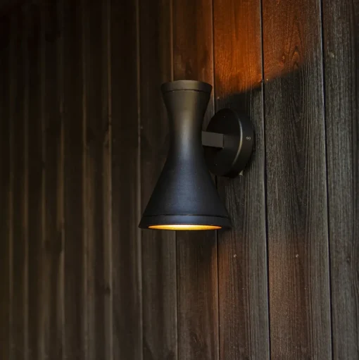 Buitenwandlamp Brund in asymmetrische vorm