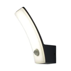 Buitenwandlamp Cairo, antraciet, kunststof, sensor