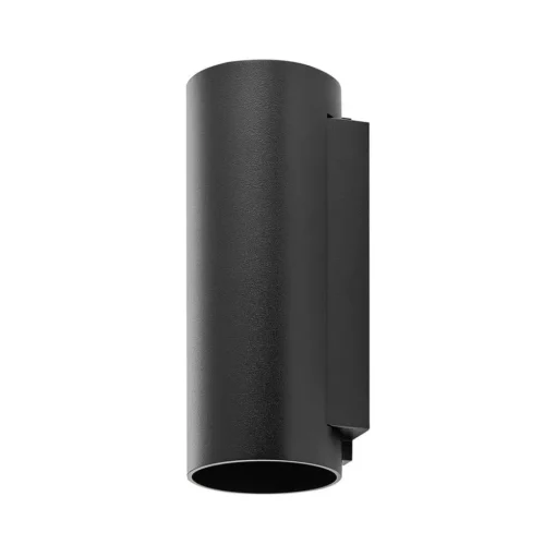 Buitenwandlamp CAN, zwart, 2-lamps, Ø 8 cm IP65 metaal GU10