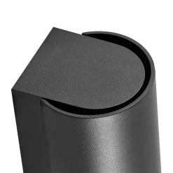 Buitenwandlamp CAN, zwart, 1-lamp, Ø 8 cm IP65 metaal GU10