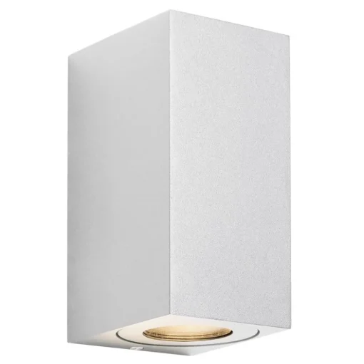 Buitenwandlamp Canto Maxi Kubi 2, 17 cm, wit