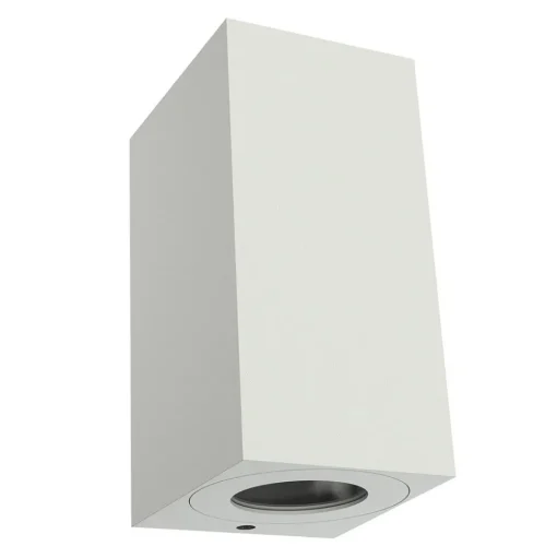 Buitenwandlamp Canto Maxi Kubi 2, 17 cm, wit