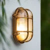 Buitenwandlamp Dudley, messing