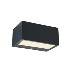 Buitenwandlamp Gemini hoekig 16cm 3.000 K