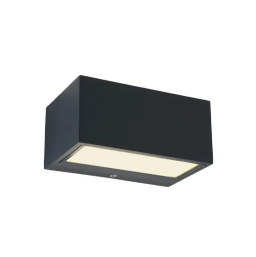 Buitenwandlamp Gemini hoekig 16cm 3.000 K