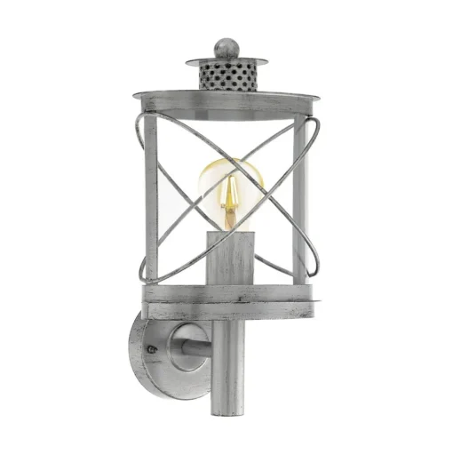 Buitenwandlamp Hilburn 1 met decoratieve kap