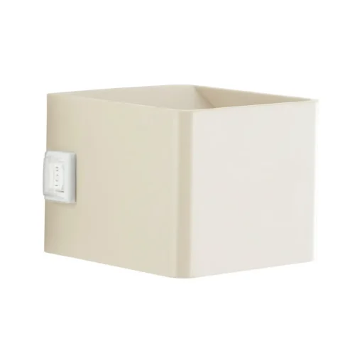 Buitenwandlamp Iseo, beige, breedte 10 cm, sensor