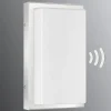 Buitenwandlamp Julea, roestvrij staal, bewegingsmelder
