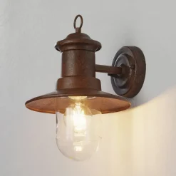 Buitenwandlamp Leonie Vintage-bruin