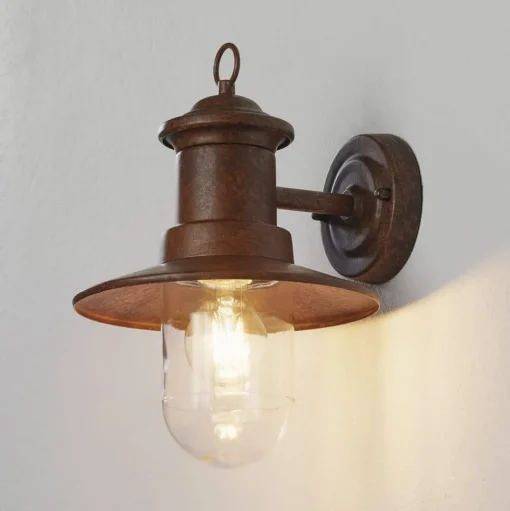 Buitenwandlamp Leonie Vintage-bruin