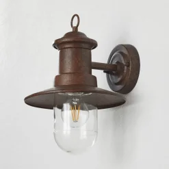 Buitenwandlamp Leonie Vintage-bruin