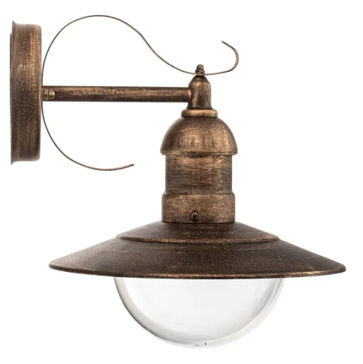 Buitenwandlamp Linda met vintage-roest-optiek