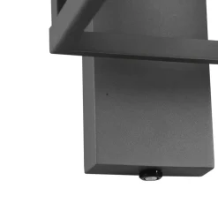 Buitenwandlamp Lunga met schemersensor