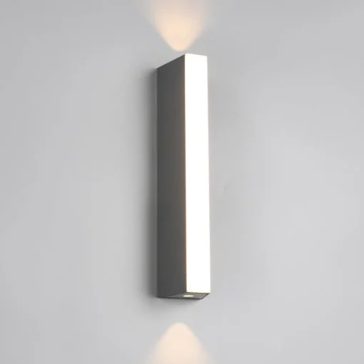 Buitenwandlamp Marne, hoogte 30 cm, up- en downlight