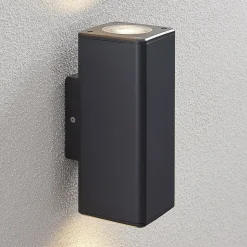 Buitenwandlamp Nati, IP54, GU10, hoekig