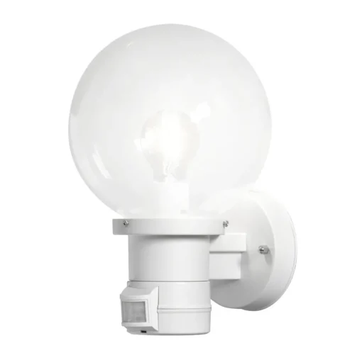 Buitenwandlamp NEMI met bewegingsmelder, wit