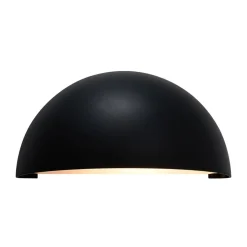 Buitenwandlamp Scorpius van kunststof, zwart