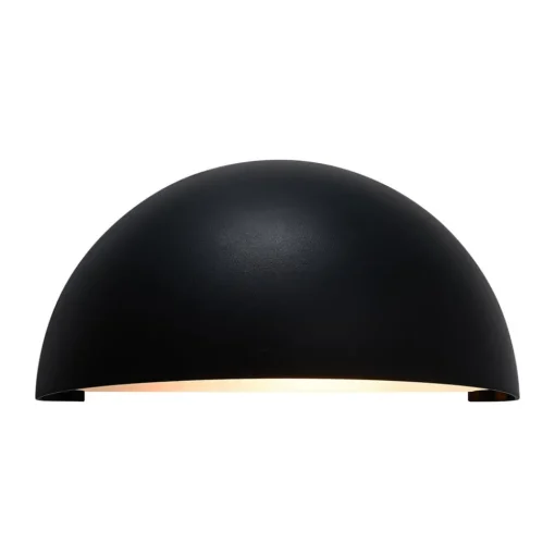 Buitenwandlamp Scorpius van kunststof, zwart
