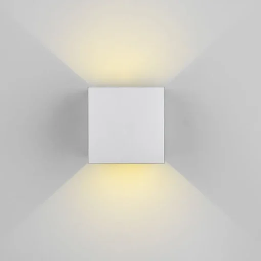 Buitenwandlamp Talent, titaniumkleurig, breedte 10 cm, sensor