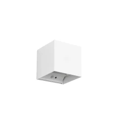 Buitenwandlamp Talent, wit, breedte 10 cm, sensor
