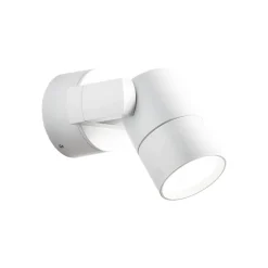 Buitenwandspot Skiros, IP55, wit