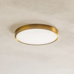 Bully LED plafondlamp met patinalook, Ø 24 cm