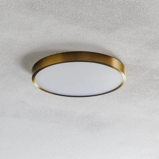 Bully LED plafondlamp met patinalook, Ø 24 cm