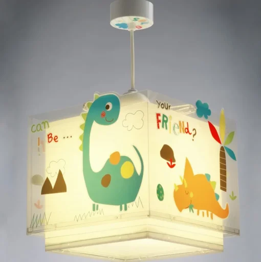BUNTE hanglamp Dino voor de kinderkamer
