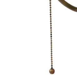 Bureaulamp Ancilla, glazen kap, brons/groen