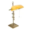 Bureaulamp Ancilla verstelbaar brons/geel