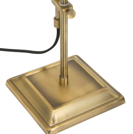 Bureaulamp Ancilla verstelbaar brons/geel