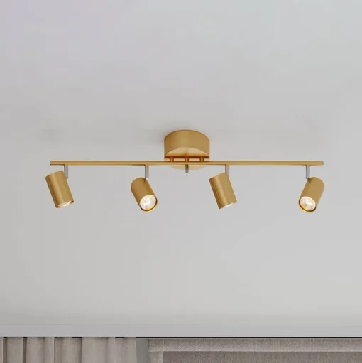 By Rydéns Correct plafondspot 4-lamps mat goud