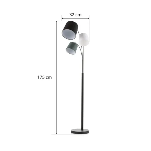 By Rydéns Foggy vloerlamp met drie kappen