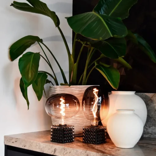 Calex Boden LED bol E27 5W filament dimbaar grijs