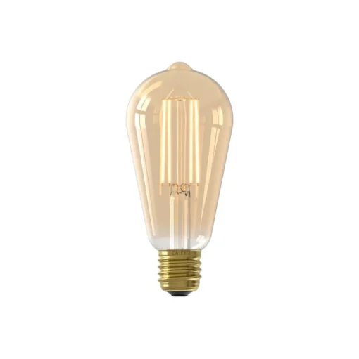 Calex E27 ST64 3,5W LED filament goud 821 dimbaar
