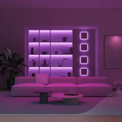 Calex LED strip Vibey, lengte 2 m, stekker, afstandsbediening, RGB, CCT